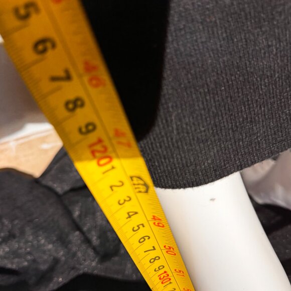 Nina Charles for Kasper ASL Black Knit Maxi Dress – Size Large - Picture 6 of 8